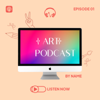 Art Podcast Episode Instagram Post Design