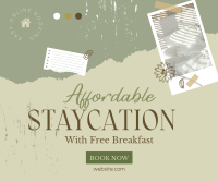  Affordable Staycation  Facebook Post