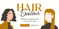 Fancy Hair Salon Twitter Post