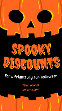 Halloween Pumpkin Discount Instagram Reel Image Preview