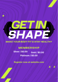 Power Gym Membership Flyer