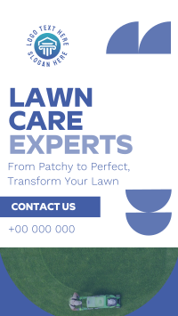 Expert Lawn Care Professional Instagram Reel Image Preview