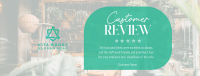 Simple Cafe Testimonial Facebook Cover Image Preview