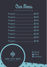 Retro Circle Menu