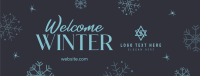 Welcome Winter Facebook Cover Design