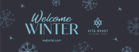 Welcome Winter Facebook Cover Image Preview