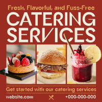 Modern Food Catering Services Instagram Post