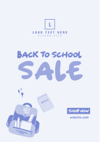 Back to School Sale Flyer