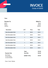 Modern Solids Invoice