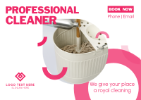 Professional Cleaner Postcard