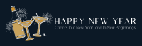 New Year Toast Twitter Header Image Preview