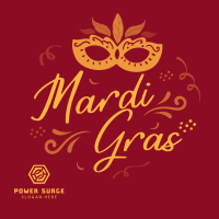 Let's Celebrate Mardi Gras Linkedin Post