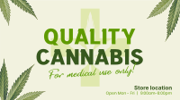 Quality Cannabis Plant Facebook Event Cover