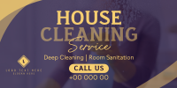 Professional House Cleaning Service Twitter Post