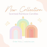 Rainbow Candle Collection Instagram Post
