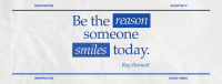 Make Someone Smile Facebook Cover