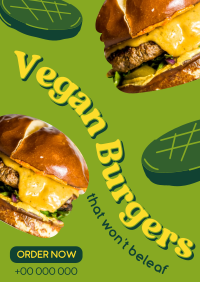 Vegan Burgers Flyer