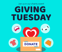 Giving Tuesday Charity Event Facebook Post