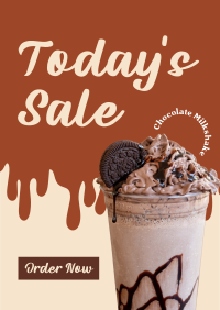 Enjoy a Choco Shake! Flyer