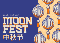 Moon Festival Postcard example 1