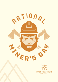 National Miner's Day Flyer