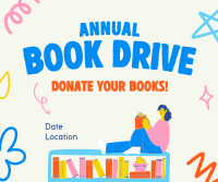 Donate A Book Facebook Post