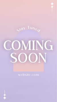 Minimalist Elegant Coming Soon Instagram Story