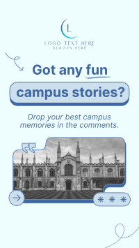 Student Campus Stories Instagram Reel Image Preview