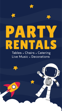 Kids Party Rentals Instagram Story