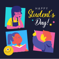 Student's day Window Instagram Post