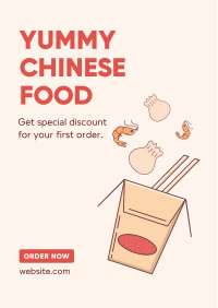 Asian Food Delivery Flyer