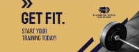 Get Fit Weight Lifting  Facebook Cover Image Preview