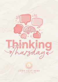 Simple Quirky Thinking Thursday Flyer