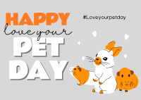 Happy Pet Day Postcard