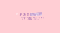 Key To Happiness YouTube Banner Image Preview