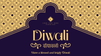 Blessed Bright Diwali Animation