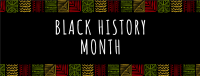 Celebrating Black History Facebook Cover Design