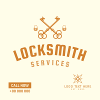 Locksmith Emblem Instagram Post