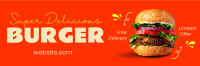 The Burger Delight Twitter Header