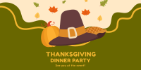 Thanksgiving Dinner Party Twitter Post