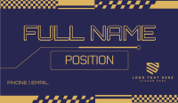 Simple Minimal Techno Business Card