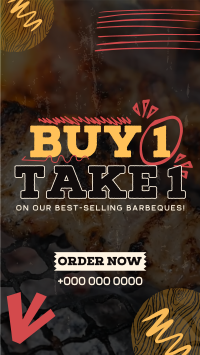 Buy 1 Take 1 Barbeque Facebook Story