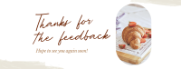 Cafe Customer Feedback Facebook Cover