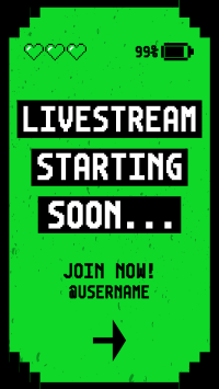 Livestream Start Gaming Instagram Story