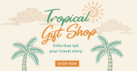 Beach Travel Souvenirs Facebook Ad