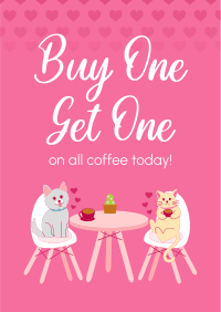 Pet Cafe Valentine Flyer