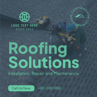 Roofing Solutions Instagram Post