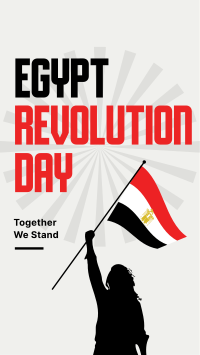 Egypt Revolution Day Facebook Story