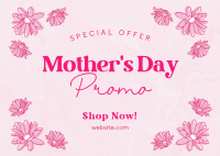 Mother's Day Promo Postcard Design