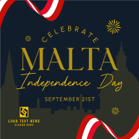 Celebrate Malta Freedom Instagram Post